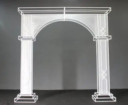 Modern PVC Wedding Arch - Contemporary Elegance for Your Ceremony