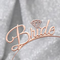 Load image into Gallery viewer, Chic 'Bride' & 'Bridesmaid' Headband Tiaras in Gold and Rose Gold
