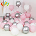 Load image into Gallery viewer, Chic Metallic Latex Balloons - Elegant Decor for Weddings and Celebrations
