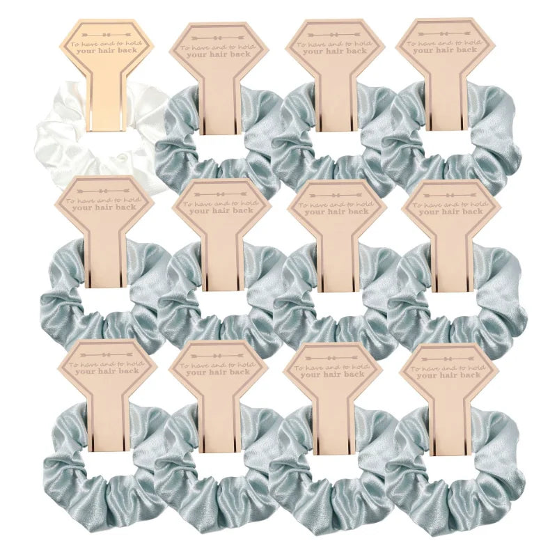 Silky 'Tie the Knot' Hair Scrunchies - Bridesmaid Proposal Gifts