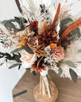 Load image into Gallery viewer, Bohemian Elegance Pampas & Rose Bridal Bouquet
