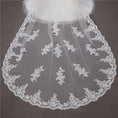 Load image into Gallery viewer, Luxurious 3M Lace-Edged Cathedral Bridal Veil with Comb
