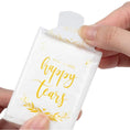 Load image into Gallery viewer, Cheerful 'Dry Those Happy Tears' Wedding Tissue Packs
