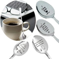 Load image into Gallery viewer, Engraved Love Note Stainless Steel Coffee Spoons - Unique Wedding Favors
