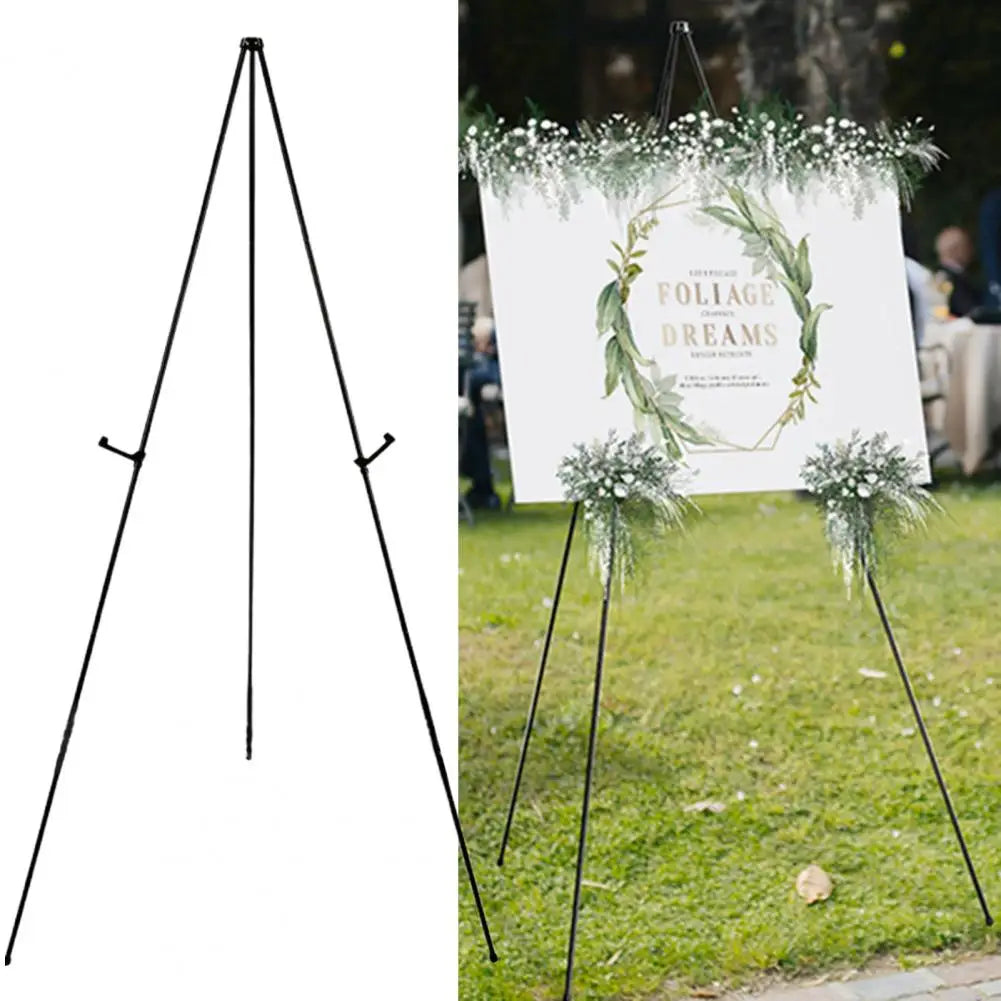 Sleek Adjustable Wedding Easel Stand - Showcase Your Special Moments