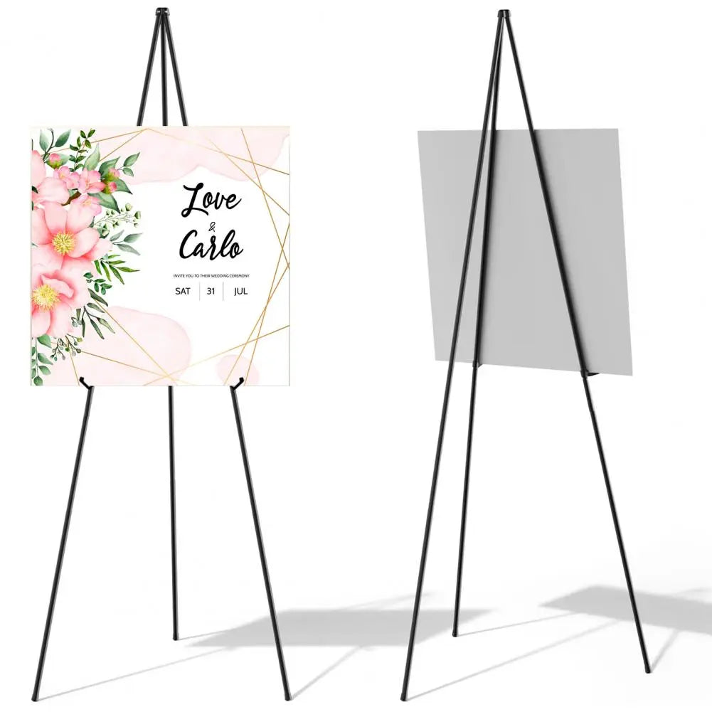 Sleek Adjustable Wedding Easel Stand - Showcase Your Special Moments